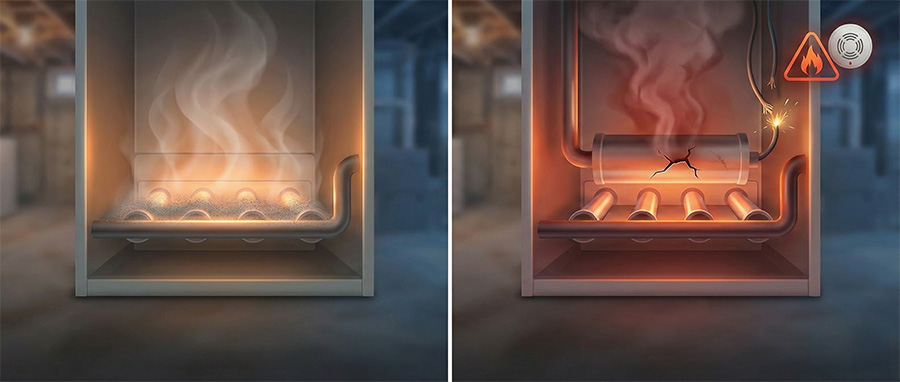 Furnace smoke